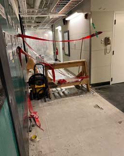 A3 level 1 floor work