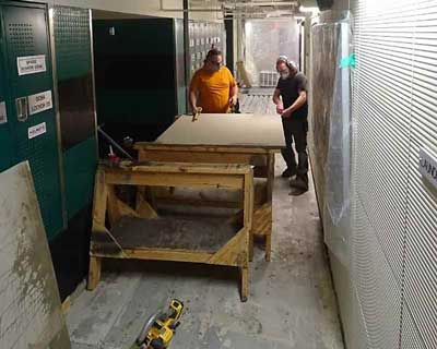 replacing the A3 subfloor