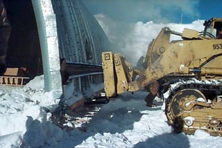 lifting the arch section