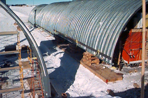 raising the old garage arch