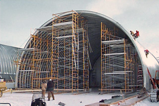 getting high bolting arch rings together