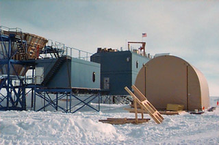 the VIPER structure and a brown tent