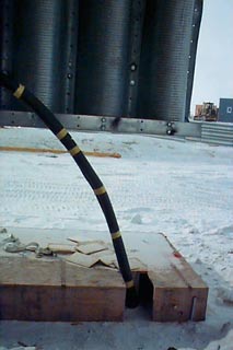 MC cable interference with the new footings