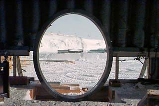 downwind passageway tube construction