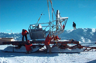 placing VIPER on a sled