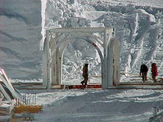 junction node connecting to the ice tunnels