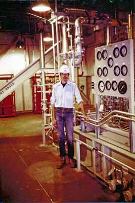 hero shot in front of one of the generators