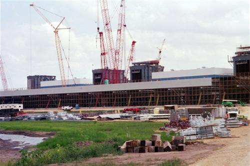 crane activity at the site