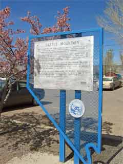 Battle Mountain historical marker