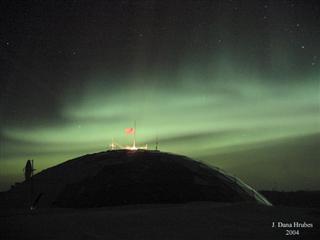 half mast on the dome