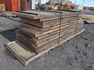 bowling lane wood stored at McM
