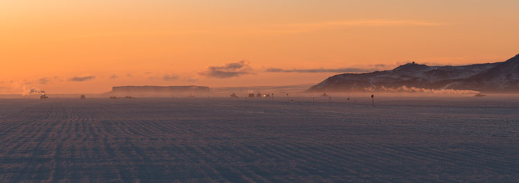 Phoenix airfield under construction