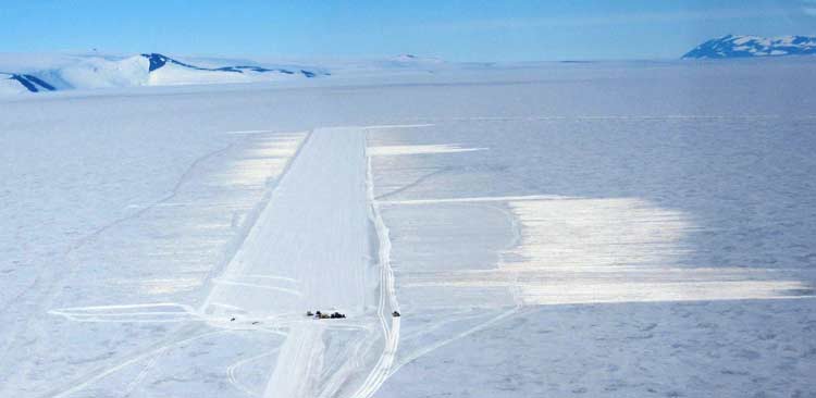 Phoenix airfield under construction
