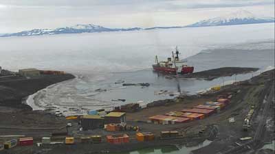 moving the ice pier