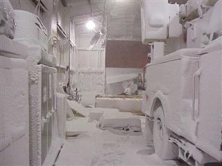 snow inside the MCC
