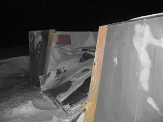 Silver City wall damage