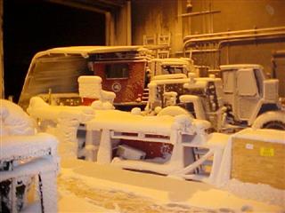 snow inside the VMF