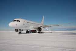 A319 Airbus at Wilkins