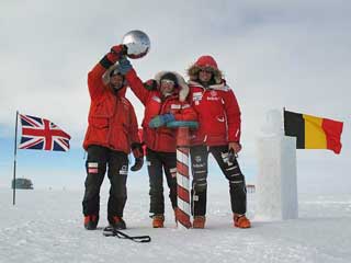 the Basque team at Pole