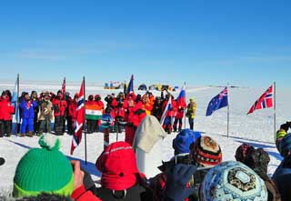 the centennial ceremony