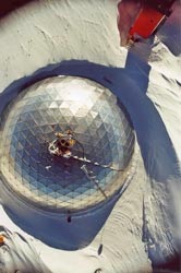 the dome as viewed from a kite in 2001
