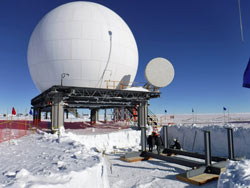 hole for a new satcom structure
