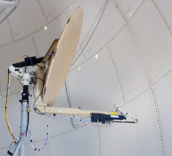DSCS dish in the GOES radome