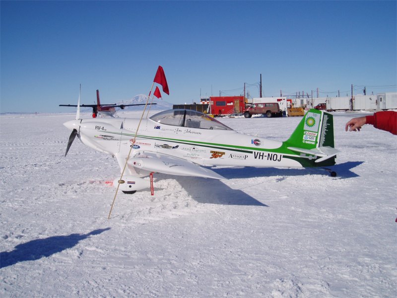Jon Johanson's aircraft at McMurdo