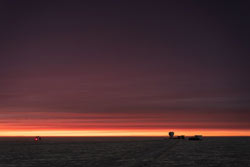 twilight looms on the horizon