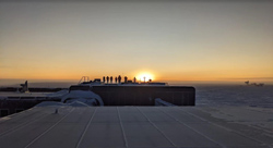 watching the sunrise