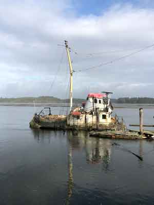 the stern of the Hero