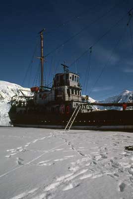 HERO against an ice floe
