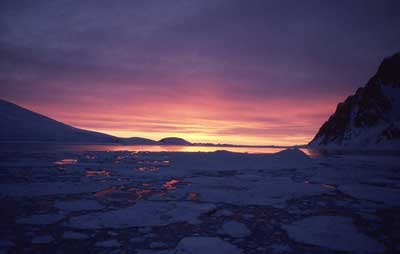 small hills at dawn