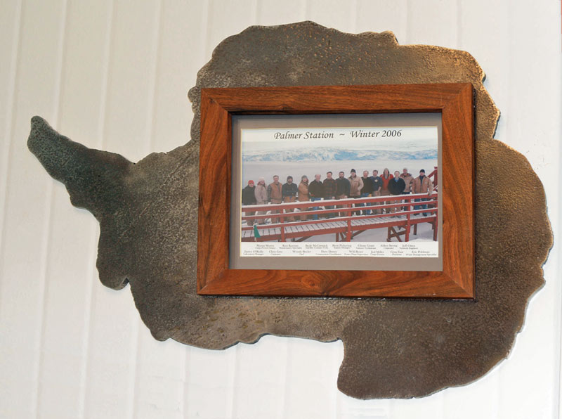 the framed photo