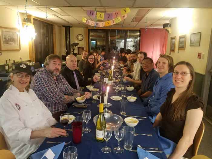 Midwinter dinner party