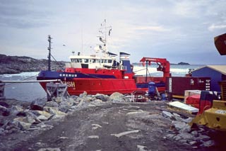 the French workboat Erebus