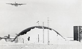 LC-130 above the dome