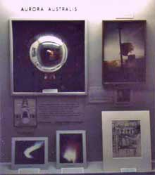 Paul Siple's glass ball in the Canterbury Museum