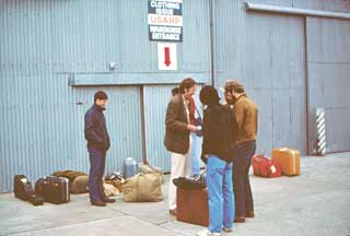 clothing issue building, 1976