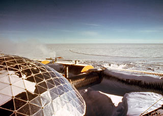 view from the roof of Skylab
