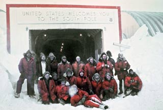 Pole Souls in front of the dome