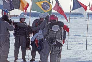 celebration after Dick Spaulding's 1000th jump