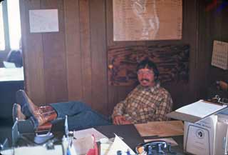 Mike Pavlak in the Chalet