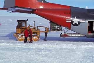 loading empty helium bottles