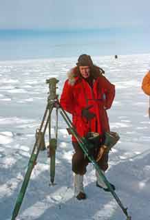 Surveying the geographic pole
