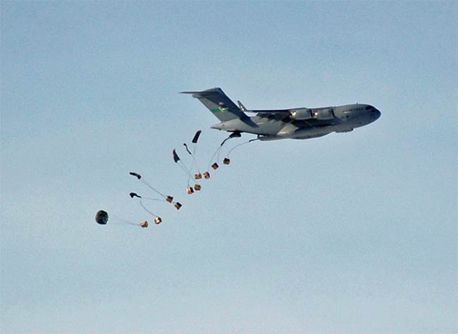dropping things