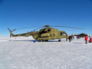 Russian MI-8 helicopter