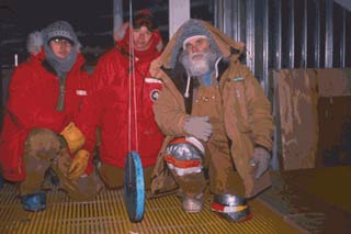 three swingers in the beer can Foucault pendulum experiment
