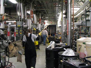 they came for the glycol cleaning up after the spill