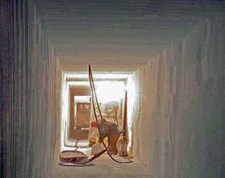inside the tunnel